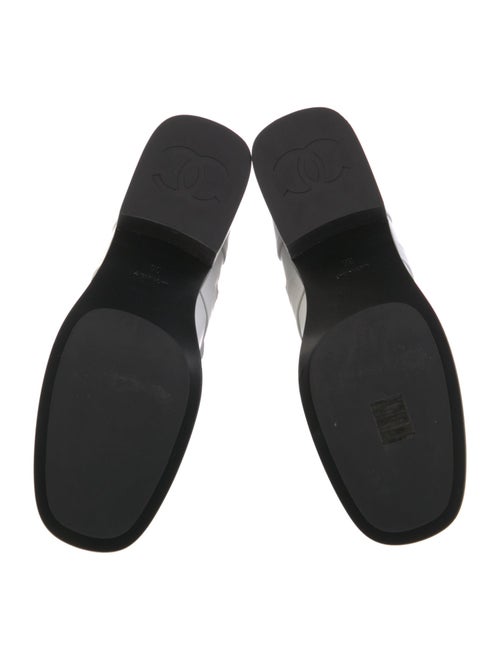 Chanel 2022 Interlocking CC Logo Moto Boots