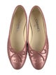 Chanel Interlocking CC Logo Patent Leather Ballet Flats