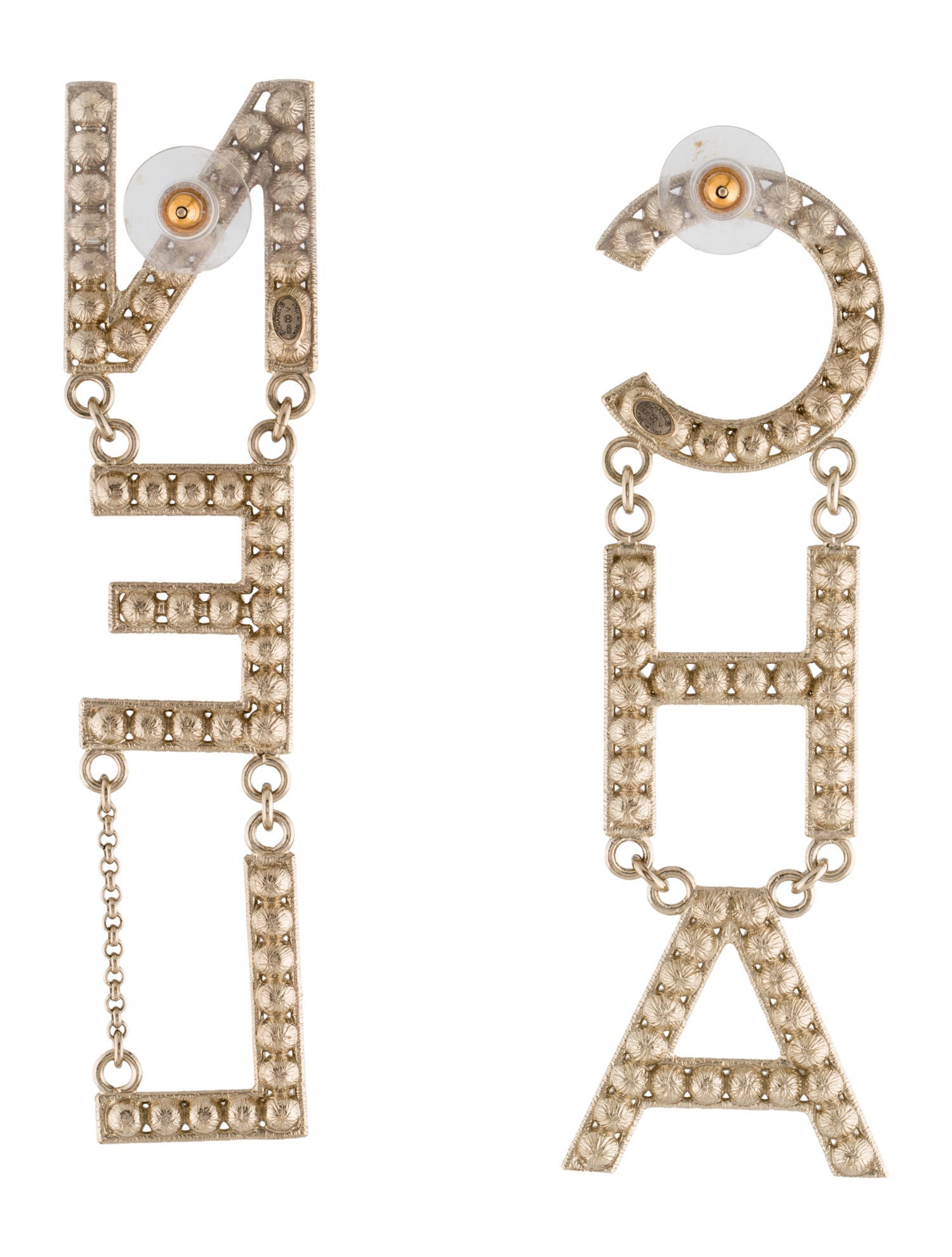 アクセサリー CHANEL Chanel Faux Pearl Scissor Brooch - Silver-Tone Metal Pin