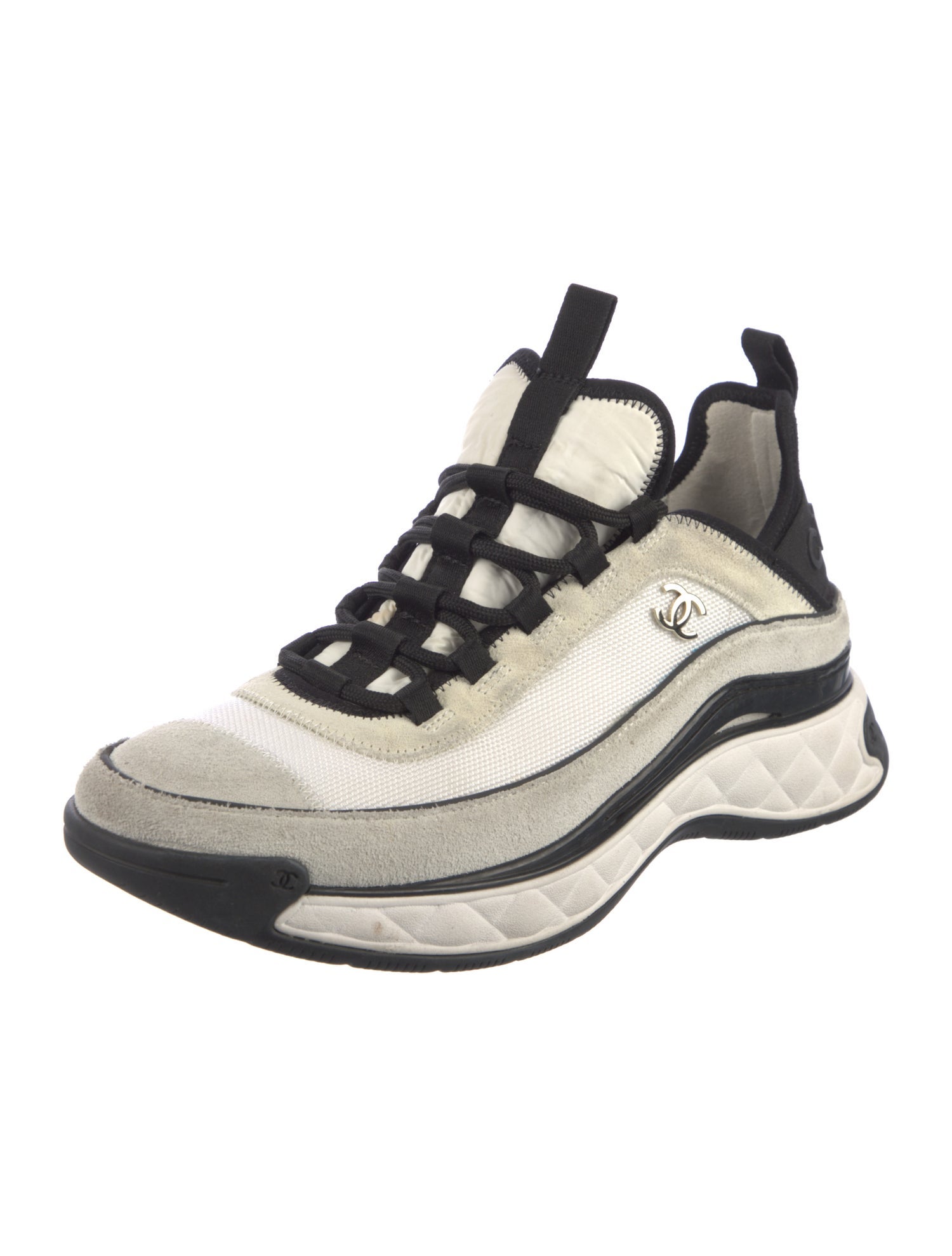 Chanel Interlocking CC Logo Sneakers