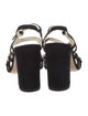 Chanel 2019 Interlocking CC Logo Slingback Sandals