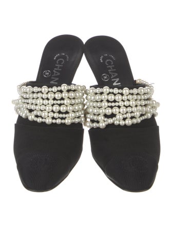 Chanel 2017 Interlocking CC Logo Mules