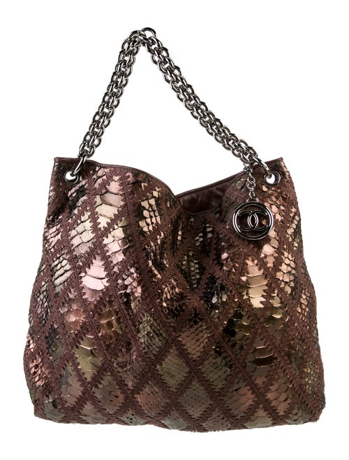 Chanel Python Soft & Chain Hobo