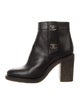 Chanel Interlocking CC Logo Leather Boots