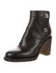 Chanel Interlocking CC Logo Leather Boots
