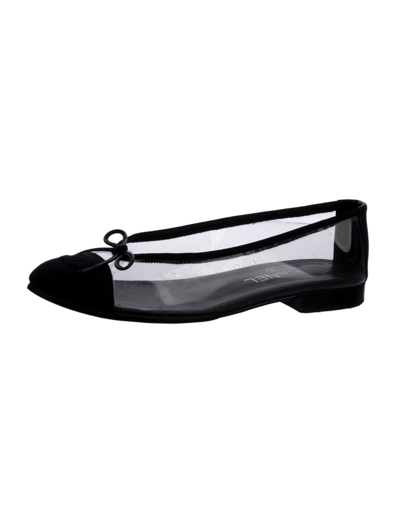 Chanel 2018 Interlocking CC Logo Ballet Flats