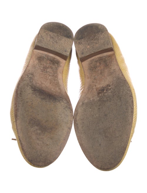 Chanel 2008 Interlocking CC Logo Ballet Flats