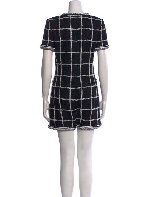 Chanel 2020 Plaid Print Romper