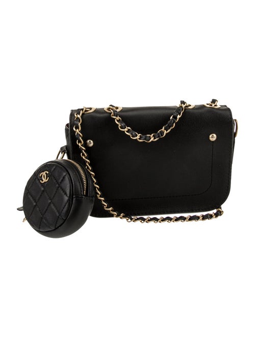 Chanel Multi-Pouching Flap Bag w/ Coin Purse