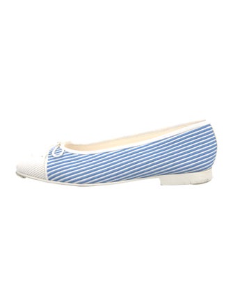 Chanel 2024 Interlocking CC Logo Ballet Flats