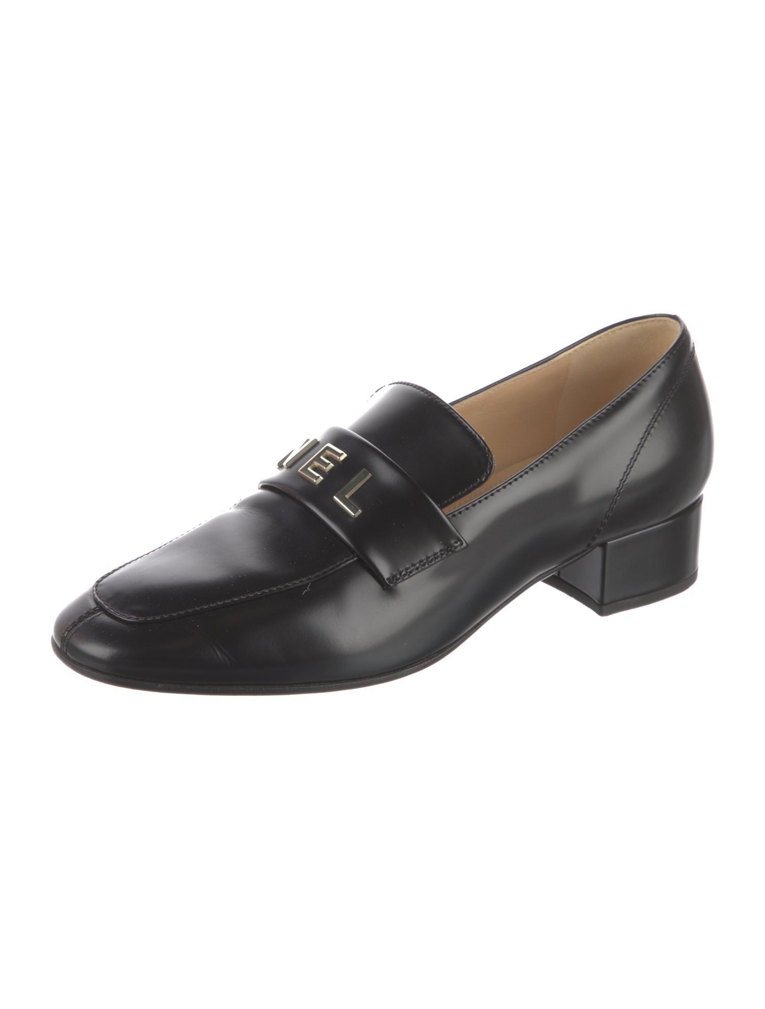 Chanel 2023 Interlocking CC Logo Loafers