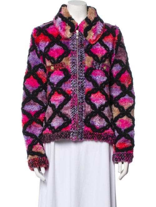 Chanel 2021 Coco Neige Faux Fur Jacket