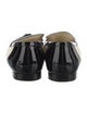 Chanel Interlocking CC Logo Patent Leather Loafers