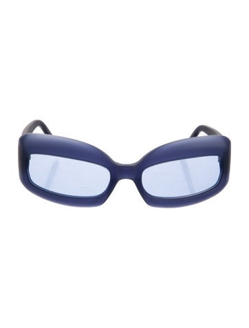 Chanel Sunglasses Interlocking CC Logo Oversize