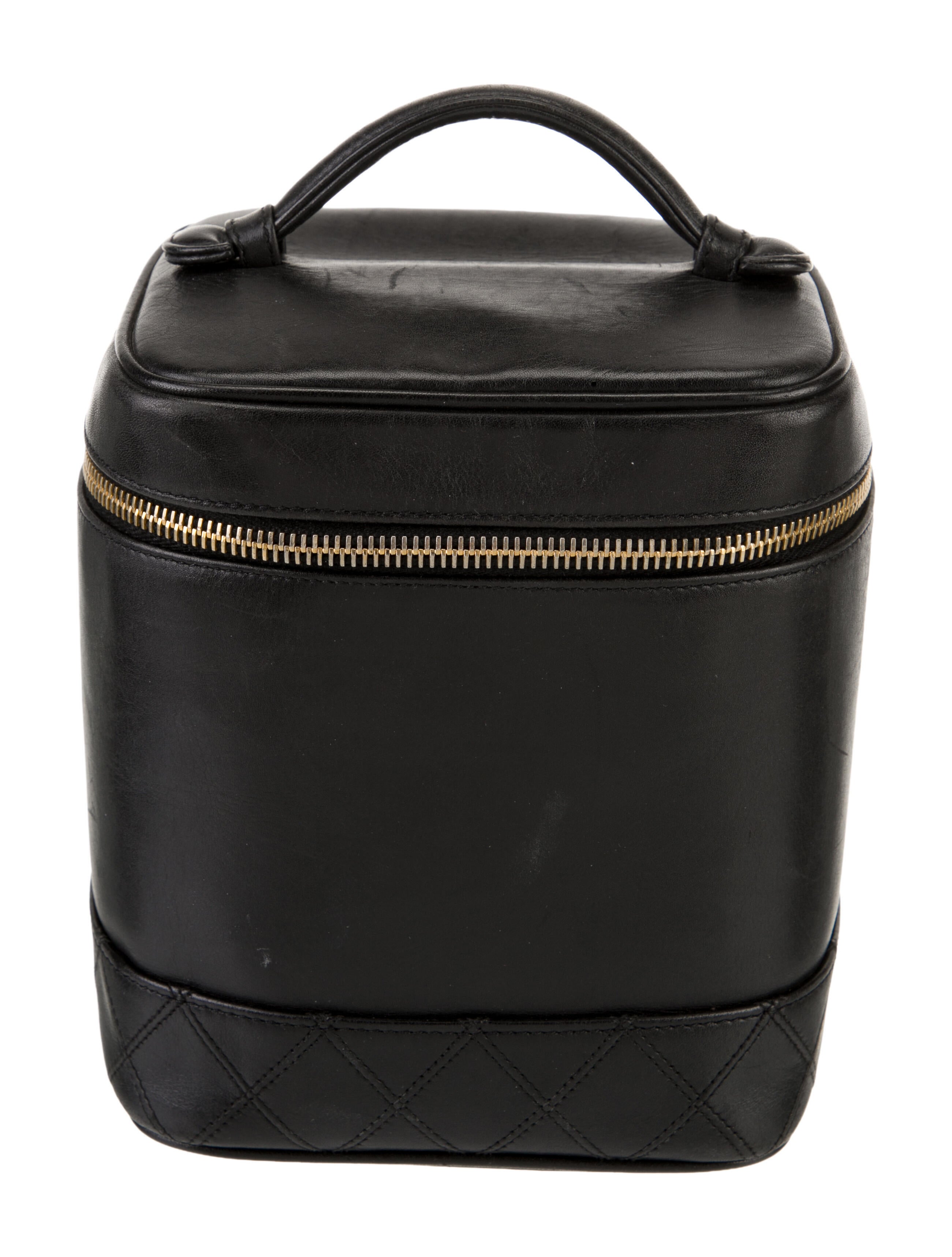 Chanel Quilted CC Vanity Case