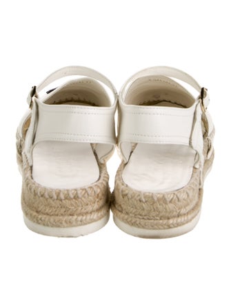 Chanel 2020 Interlocking CC Logo Espadrilles