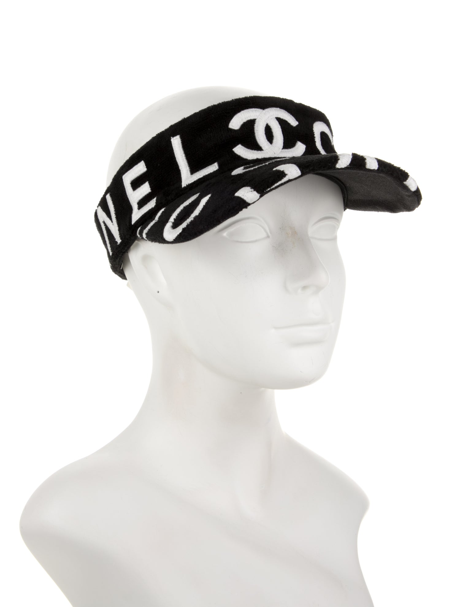 Chanel 2023 Terry Cloth CC Visor