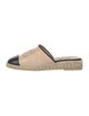 Chanel 2023 Interlocking CC Logo Espadrilles