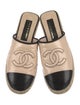 Chanel 2023 Interlocking CC Logo Espadrilles