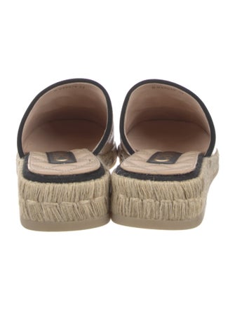 Chanel 2023 Interlocking CC Logo Espadrilles