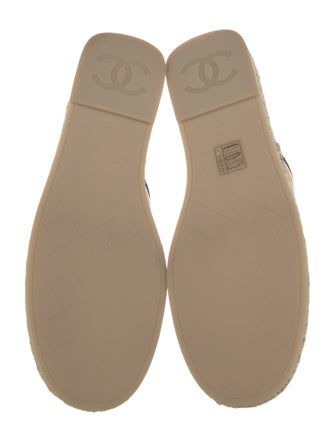 Chanel 2023 Interlocking CC Logo Espadrilles