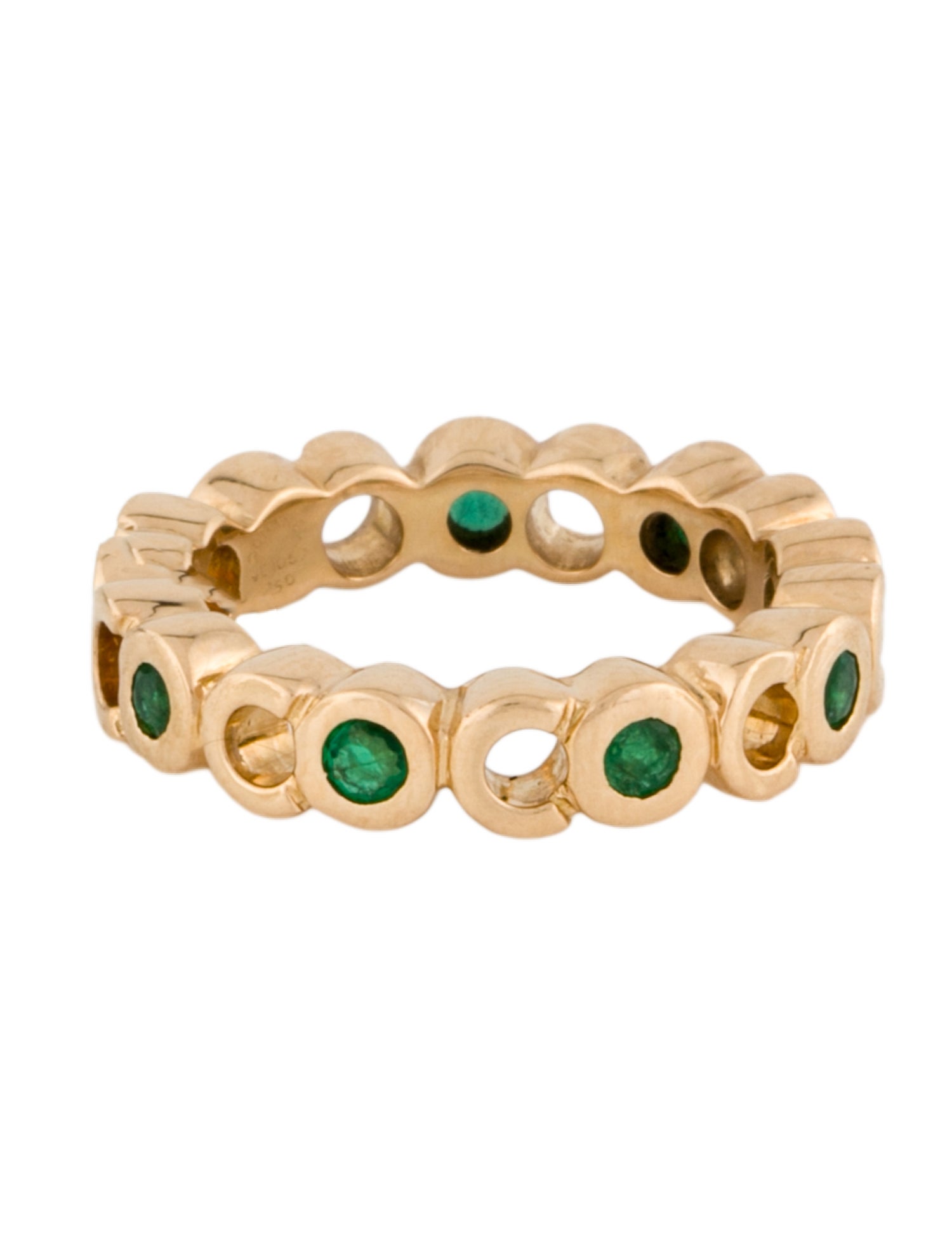 Chanel 18K Emerald Coco Band