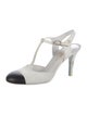 Chanel 2022 Interlocking CC Logo T-Strap Pumps