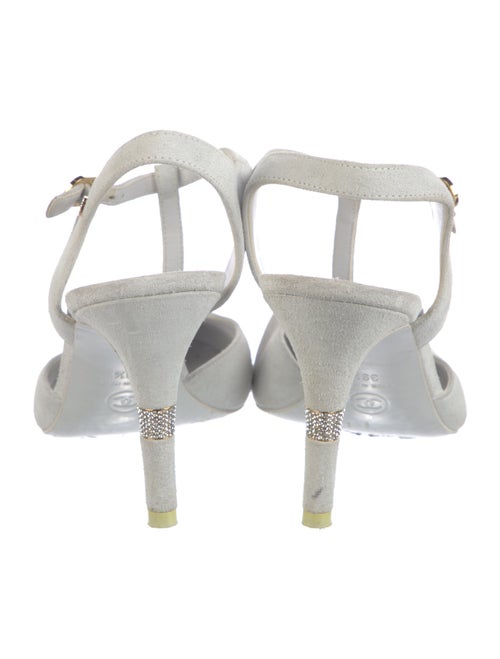 Chanel 2022 Interlocking CC Logo T-Strap Pumps