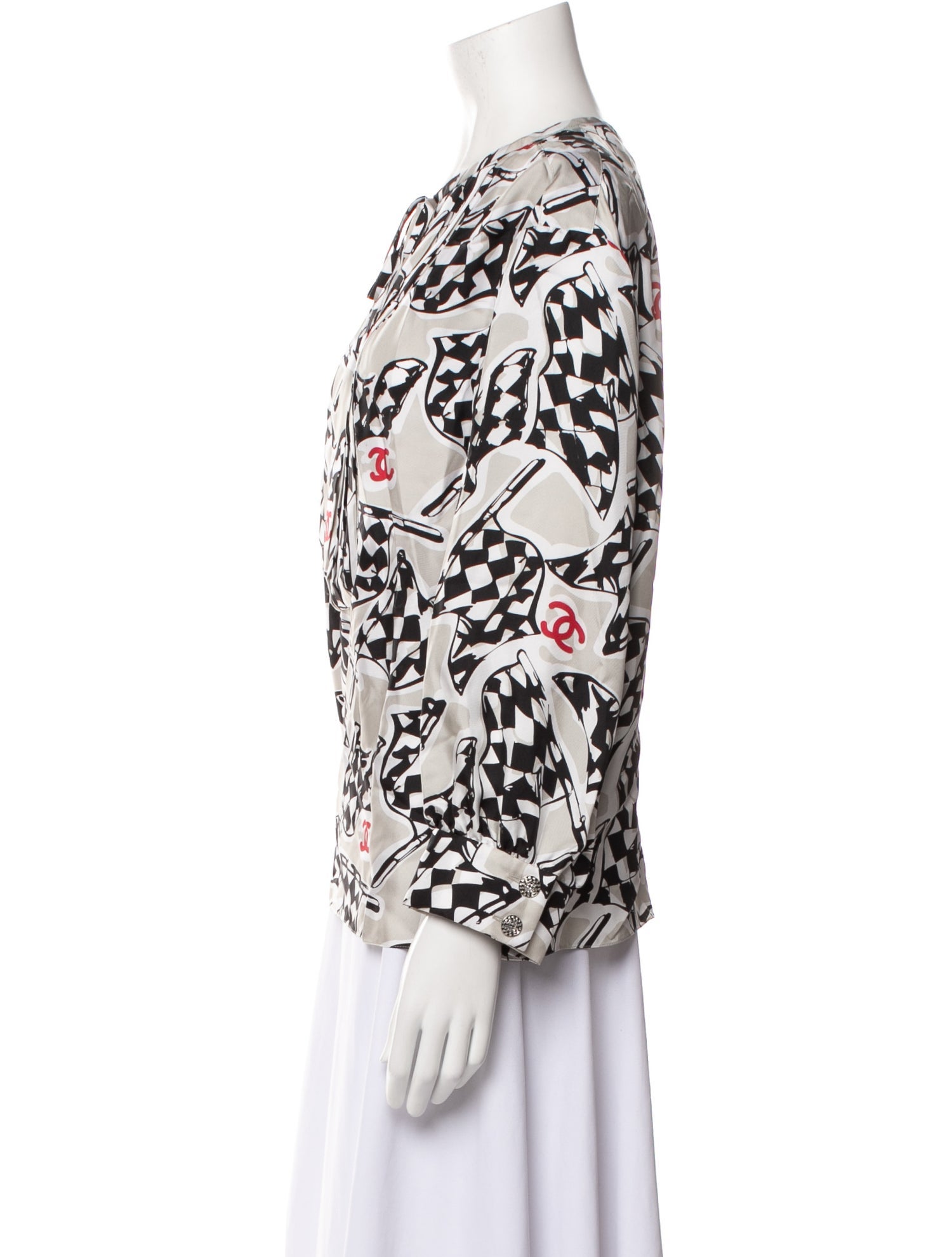 Chanel 2023 Silk Blouse