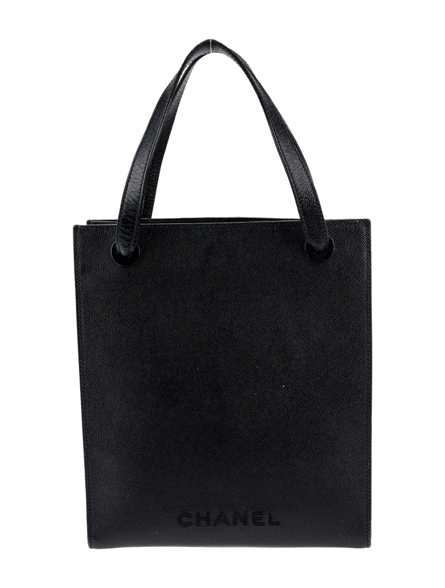 Chanel Caviar Logo Tote