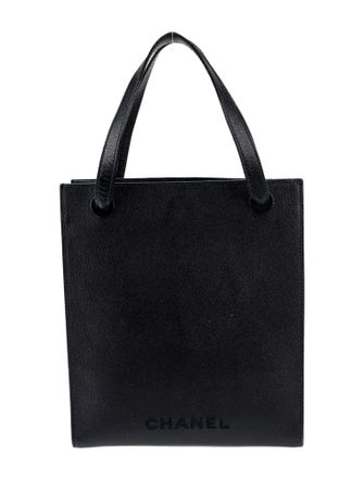 Chanel Caviar Logo Tote