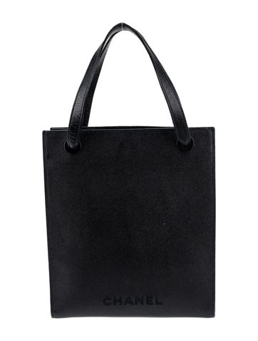 Chanel Totes Caviar Logo Tote