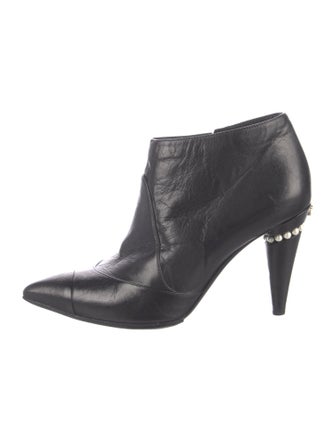 Chanel 2015 Interlocking CC Logo Boots