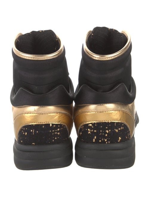 Chanel 2019 Interlocking CC Logo Wedge Sneakers