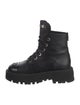 Chanel Interlocking CC Logo Leather Combat Boots