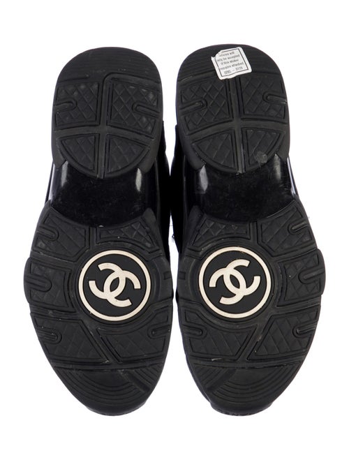 Chanel Interlocking CC Logo Calfskin Sneakers