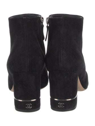 Chanel 2014 Interlocking CC Logo Boots