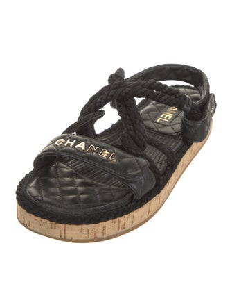 Chanel 2021 Interlocking CC Logo Espadrilles