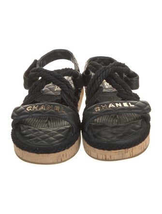 Chanel 2021 Interlocking CC Logo Espadrilles