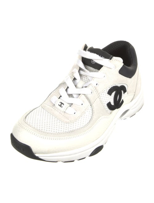Chanel Interlocking CC Logo Mesh Sneakers