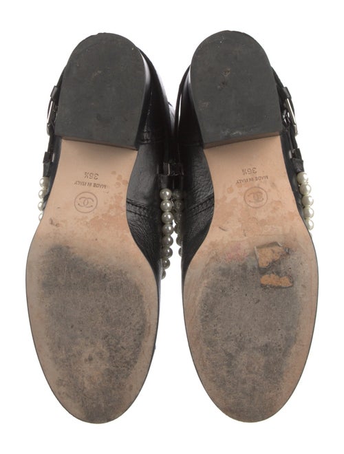 Chanel Interlocking CC Logo Leather Riding Boots