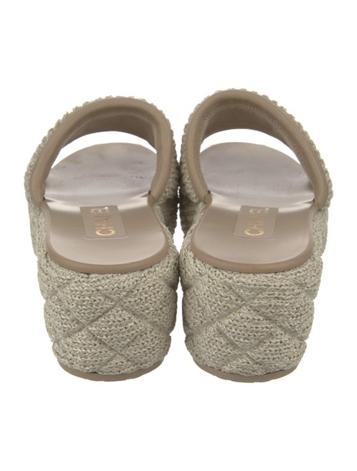 Chanel 2025 Interlocking CC Logo Espadrilles
