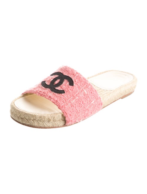 Chanel Interlocking CC Logo Espadrilles
