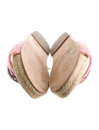 Chanel Interlocking CC Logo Espadrilles