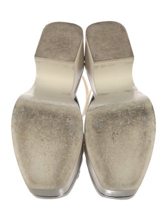 Chanel 2023 Interlocking CC Logo Slingback Sandals