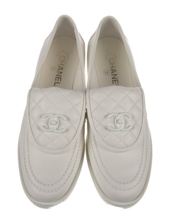 Chanel 2024 Interlocking CC Logo Loafers