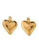 Chanel Vintage CC Heart Clip-On Earrings