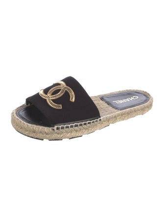 Chanel 2024 Interlocking CC Logo Espadrilles