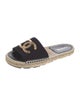 Chanel 2024 Interlocking CC Logo Espadrilles