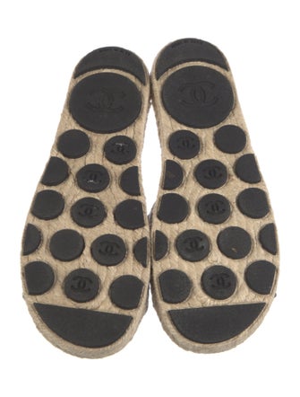 Chanel 2024 Interlocking CC Logo Espadrilles